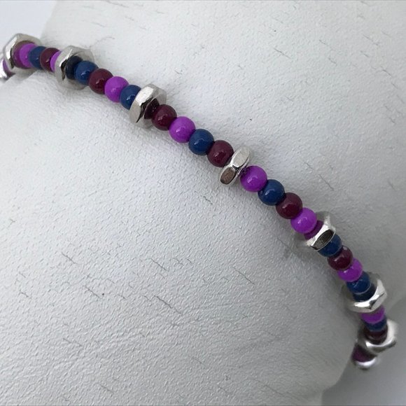 Marc Jacobs Bracelet Silver Plated beads & bolt pu - Picture 8 of 12